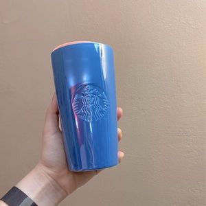 Starbucks sky blue ceramic mug